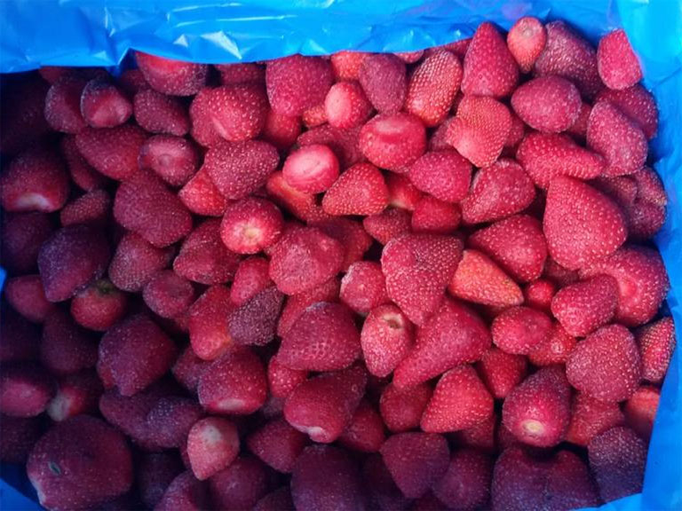 Frozen strawberries. Class A. Egypt.